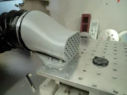 Intake ducting for fiber laser table diameter 100mm