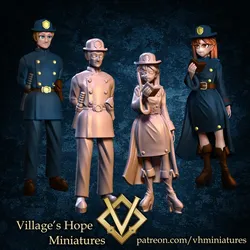 male & female officer