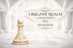 Origami Realm "Pawn" - chess piece