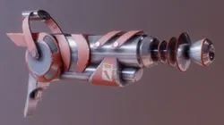 PBR Retro Sci-Fi Raygun Pistol