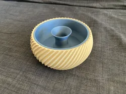 Pistachio Bowl | Snack Container with Shell Holder | Modern Design  -  Contenitore Pistacchi 2 in 1 | Snack Bowl con Porta Gusci | Design Moderno