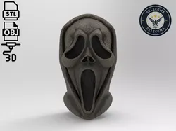 Scream Mask 3D Print Model 3D print model