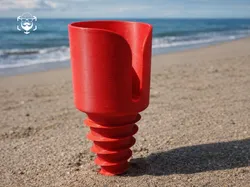Screw‑in Beach Holder for 33cl Cans