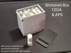 Shell Box - for 12GA. and Airsoft APS CAM870 Shells - Free Download