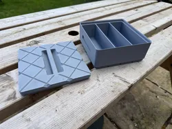 Stackable Generic Storage Boxes V3 50mm Deep Compartments 3D print model