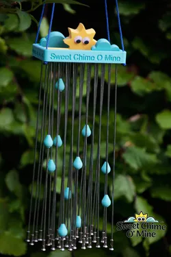 Sweet Chime O' Mine  Wind Chime frame for bicycle spokes or custom strands