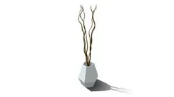 Vase with branches