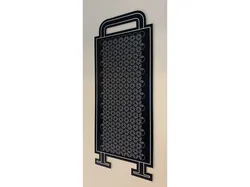 Wall Decoration - Mac Pro cheese grater pattern