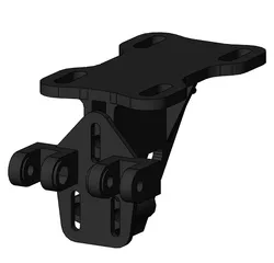 A320 OEM sidestick linear transducer adaptor bracket