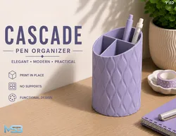 Cascade pen organizer