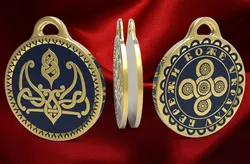 Charm-pendant  keychain -  God Save Ukraine 3D print model