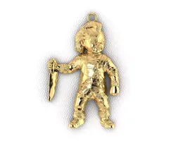 Chucky Medal 3D print model