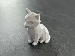 Cute Low Poly Cat (No Supports)