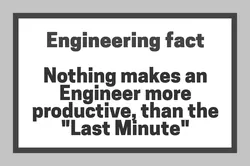Engineering Fact - Last Minute
