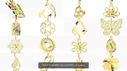 GOLD PENDANT COLLECTION 3D Model Pack