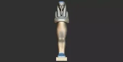 golden Ushabti statue tutankhamun 3d printable model 3D print model