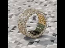 Infinity Rings parametric models Demo Collection 2 and 3 mm 3D Model Pack