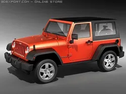 Jeep Wrangler 3-Door 2008 midpoly