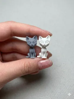 Mini Siamese Cat – Cute Tiny Figure