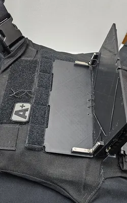 Molle Flip-Down Phone Case Attachment (90 degree hinged)