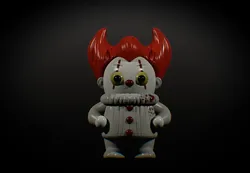 Pennywise Chibi - 3MF File with Supports
