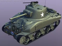 sherman m4a1 tank