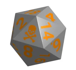 Skull-Loaded D20– Hollow Biased Cursed Dice