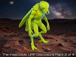 The Insectoids: UAP Disclosure Pack (2 of 4) - Free 3D Print Model