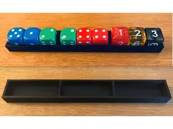 16mm D6 Status / Spell Slot Tracker for D&D