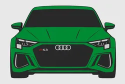 Audi RS3 – Desk / Wall Art