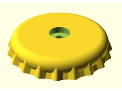 Bottle Cap Rock Wall Hold