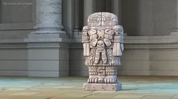 Coatlicue Aztec Decorative Statue for 3D Print 3D print model