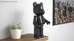 Collectible Figure Bearbrick Black for 3D Print 3D print model