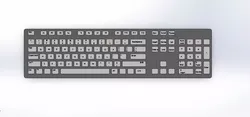 Computer keyboard 3d model in engineering  3D print model