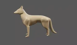 Dog - Fox - Miniature - Toy 3D print model