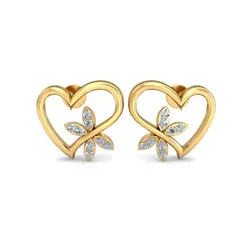 EARRING HEART SHAPE 3D print model