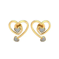 EARRING HEART SHAPE 3D print model