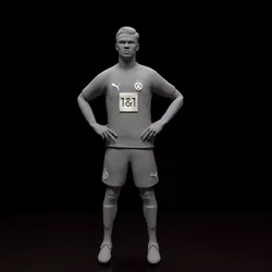 Erling Haaland Football Player STL files 3D print model 3D print model