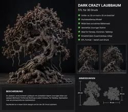 Fantasy Tree Collection – 7 Verschiedene STL Modelle für 3D Druck