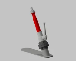 Feuerwehr Mehrzweck Strahlrohr