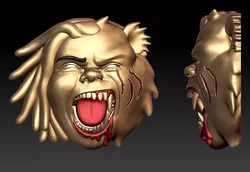 harming Half Man and Half Beast Round 3D print model