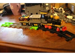 Kazi narrow gauge tracks (with Lego narrow gauge adapters)