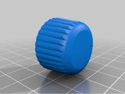 Knob Round shaft with grub hole pilot