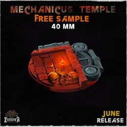 Mechanicus Temple - Bases & Toppers (Free Sample)