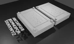 Mold for Alphabet Letters - Form - Molde para Letras 3D print model
