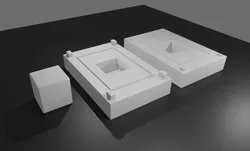 Mold for Dice 6 Sides Blank - Form - Molde para Dados 3D print model