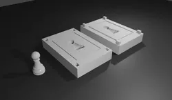 Mold for Pawn - Chess Game - Form - Xadrez Molde Forma 3D print model