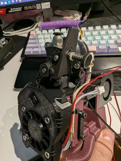 Mounting bracked for Nanoextruder on EVA3