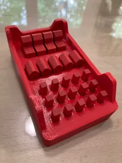 New Parametric Settlers of Catan Player Pieces Organizer