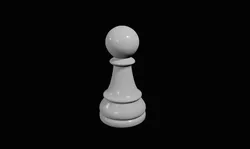 Pawn Chess Game Piece - STL Printable 3D print model